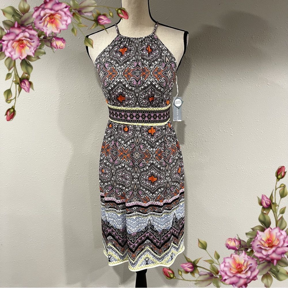 London times midi dress with straps
